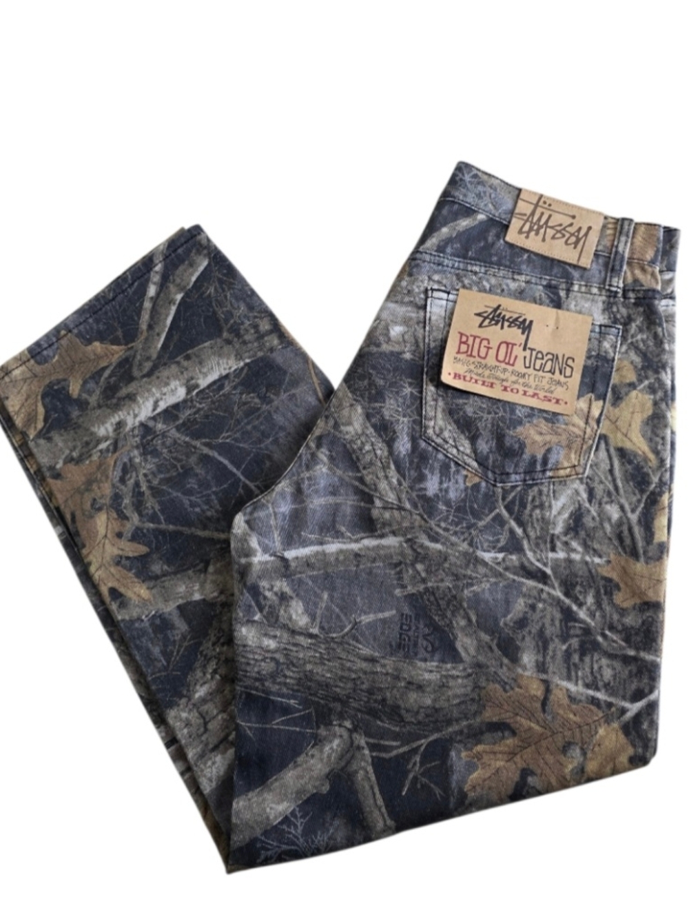 NWT STUSSY x Real Tree Camo Pants  Button closure